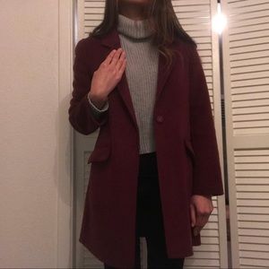 Zara wool blend long coat